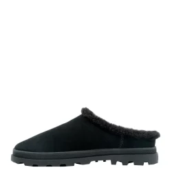 Clearance Klapki Palladium PALLADUNE MULE WARM skórzane czarny 74337-008 Damskie Półbuty