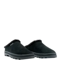 Clearance Klapki Palladium PALLADUNE MULE WARM skórzane czarny 74337-008 Damskie Półbuty