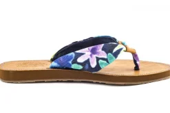 Clearance Klapki Wrangler FLIPPY HIPPY Blue Green Flower WL141546-248 Damskie Klapki
