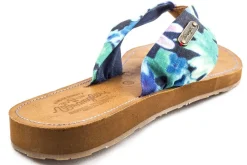Clearance Klapki Wrangler FLIPPY HIPPY Blue Green Flower WL141546-248 Damskie Klapki