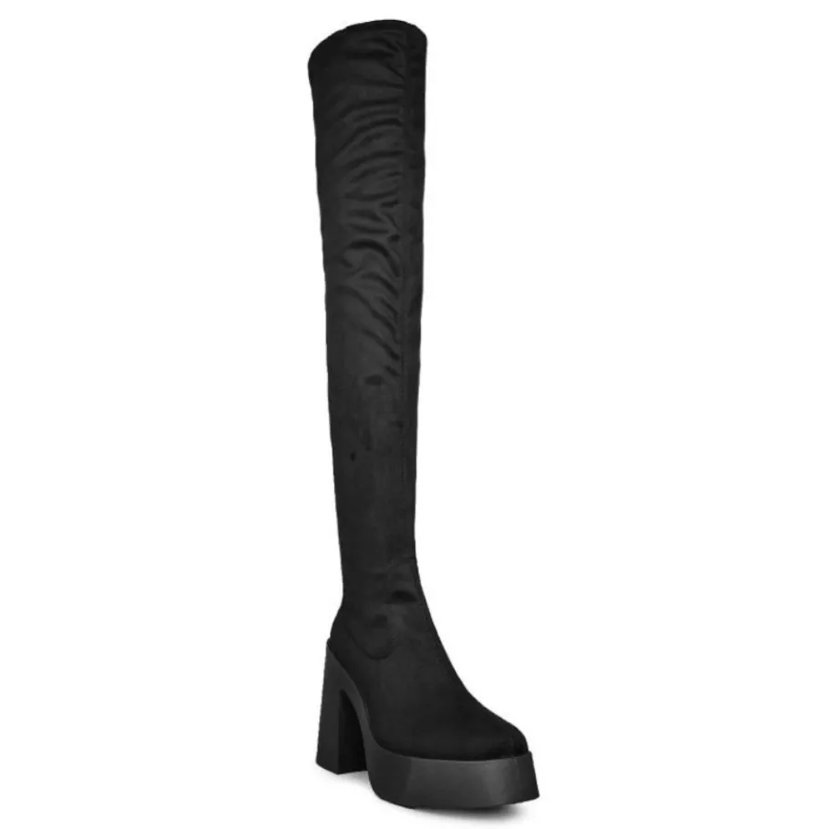 Clearance Kozaki damskie Altercore DAPHNE czarny Damskie Vegan|Vegan