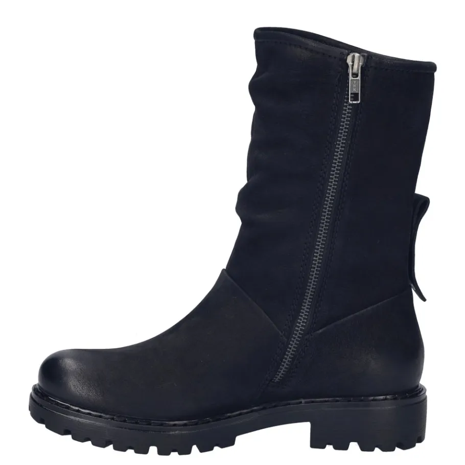 Best Kozaki damskie Josef Seibel Melinda 31 skórzane czarny 89431 PL094 100 Damskie Kozaki