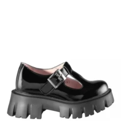 Clearance Półbuty damskie Altercore JANE lakierowane czarny Damskie Vegan|Vegan