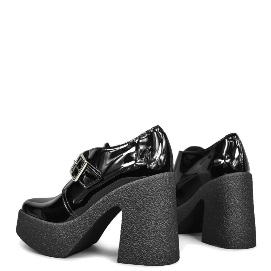 Clearance Półbuty damskie Altercore RACHEL lakierowane czarny Damskie Vegan|Vegan