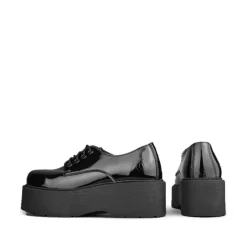 Sale Półbuty damskie Altercore SPELL lakierowane czarny Damskie Vegan|Vegan