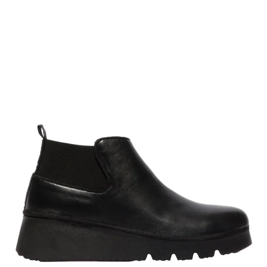 Sale Półbuty damskie Fly London PADA 403 skórzane czarny P501403000 Damskie Półbuty
