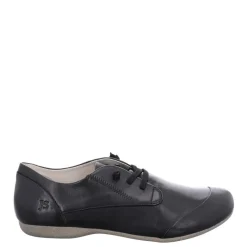 Clearance Półbuty damskie Josef Seibel FIONA 01 skórzane czarny 87201 971 600 Damskie Półbuty