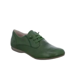 Outlet Półbuty damskie Josef Seibel FIONA 01 skórzane zielony 87201 971 244 Damskie Półbuty