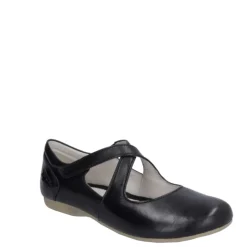 New Półbuty damskie Josef Seibel FIONA 72 skórzane czarny 87272 971 100 Damskie Półbuty