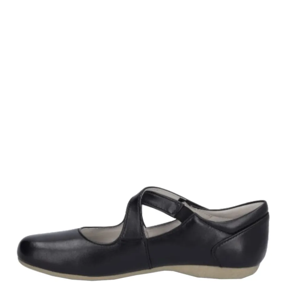 New Półbuty damskie Josef Seibel FIONA 72 skórzane czarny 87272 971 100 Damskie Półbuty