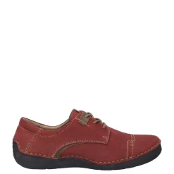 New Półbuty damskie Josef Seibel FERGEY 41 skórzane czerwony 59641 796 401 Damskie Półbuty