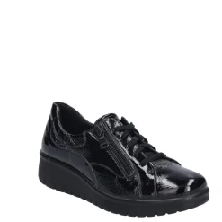 Best Półbuty damskie Josef Seibel CALAIS 22 skórzane czarny 55322 65 100 Damskie Półbuty