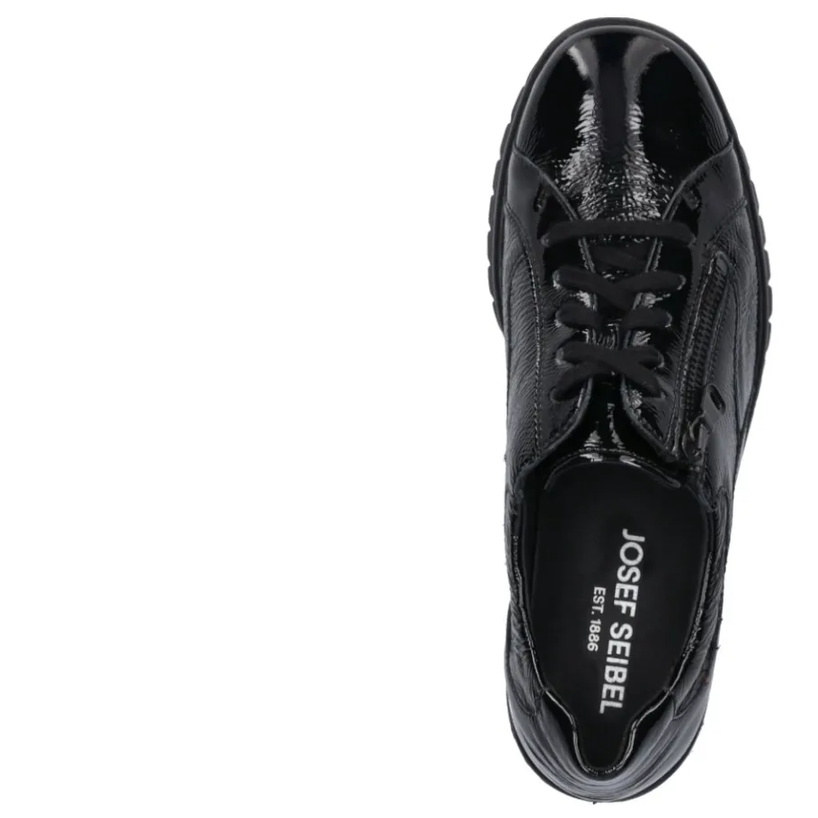Best Półbuty damskie Josef Seibel CALAIS 22 skórzane czarny 55322 65 100 Damskie Półbuty