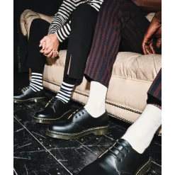 Online Półbuty Dr. Martens 1461 Black Smooth 11838002 Damskie Półbuty|Półbuty