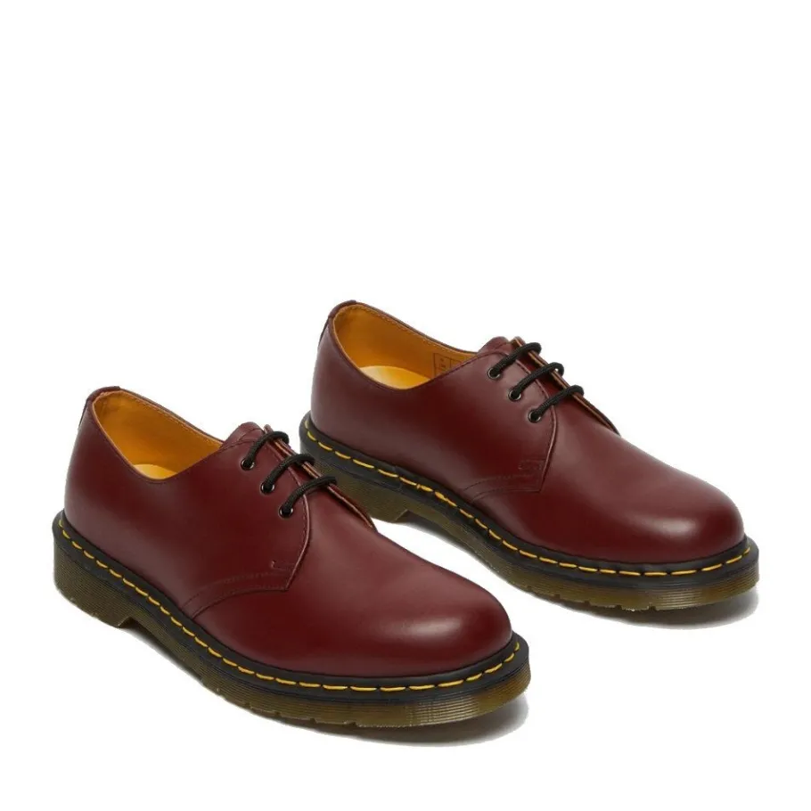 Clearance Półbuty Dr. Martens 1461 Cherry Red Smooth 11838600 Damskie Półbuty|Półbuty