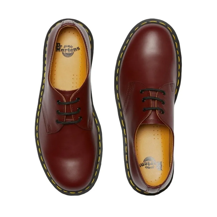 Clearance Półbuty Dr. Martens 1461 Cherry Red Smooth 11838600 Damskie Półbuty|Półbuty