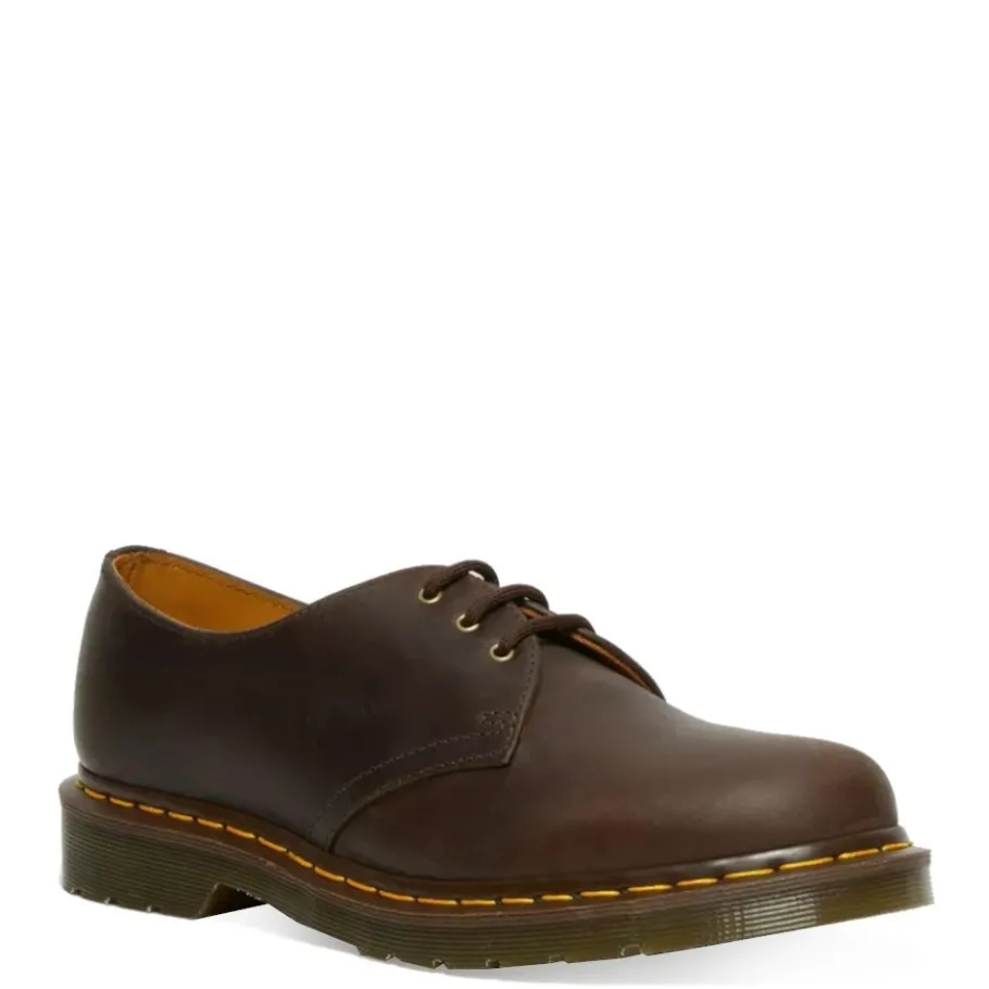 Sale Półbuty Dr. Martens 1461 Dark Brown Crazy Horse 11838201 Męskie Półbuty