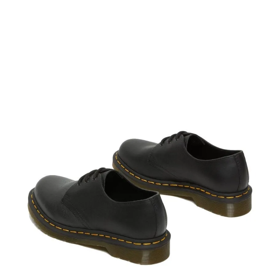 Półbuty Dr. Martens 1461 W Black Virginia 24256001 Damskie Półbuty|Półbuty