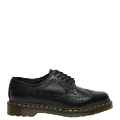 New Półbuty Dr. Martens 3989 YS Black Smooth 22210001 Damskie Półbuty|Półbuty