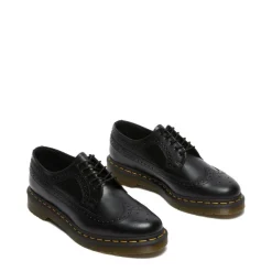 New Półbuty Dr. Martens 3989 YS Black Smooth 22210001 Damskie Półbuty|Półbuty