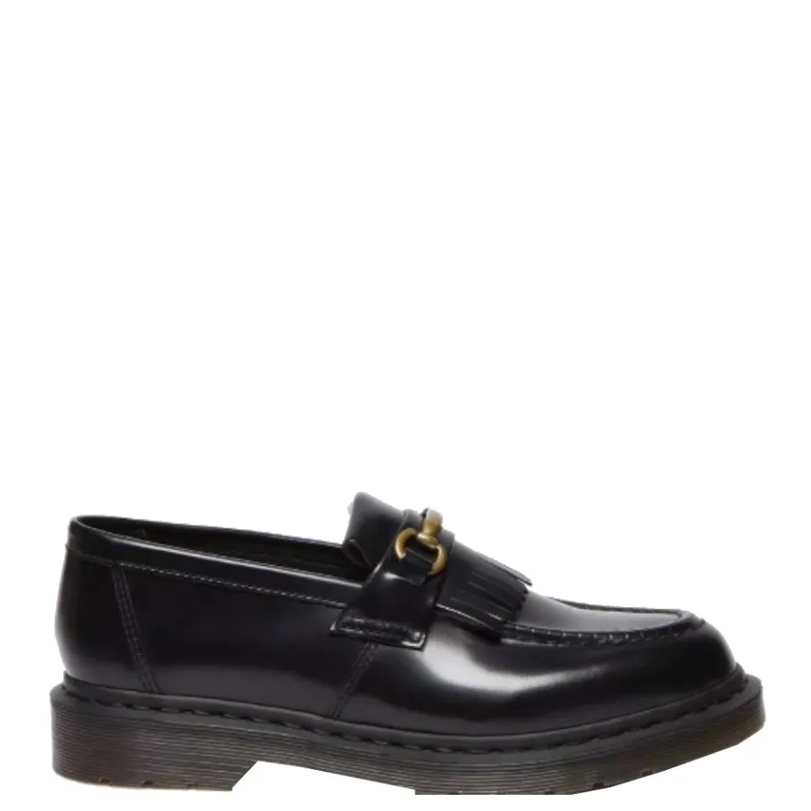 Clearance Półbuty Dr. Martens ADRIAN Snaffle Black Polished Smooth 32102001 Męskie Półbuty