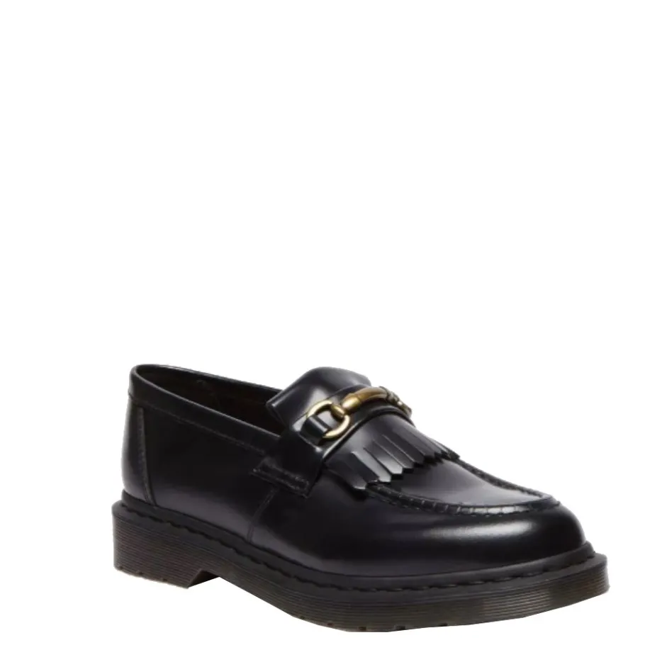 Clearance Półbuty Dr. Martens ADRIAN Snaffle Black Polished Smooth 32102001 Męskie Półbuty