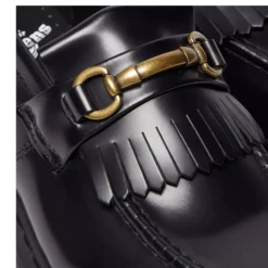 Clearance Półbuty Dr. Martens ADRIAN Snaffle Black Polished Smooth 32102001 Męskie Półbuty