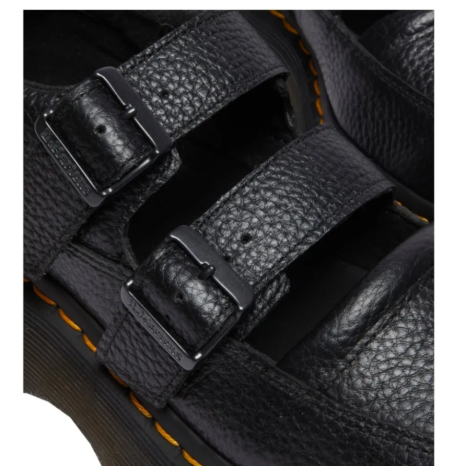 Online Półbuty Dr. Martens BUZZ MJ MARY JANE Black Milled Nappa 41061001 Damskie Półbuty