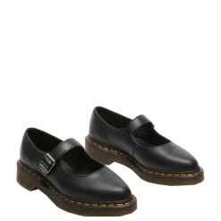 New Półbuty Dr. Martens ELPHIE MJ MARY JANE Black Virginia 40685001 Damskie Półbuty