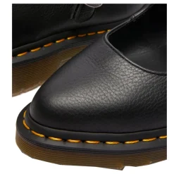 New Półbuty Dr. Martens ELPHIE MJ MARY JANE Black Virginia 40685001 Damskie Półbuty