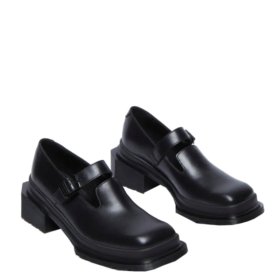 Hot Półbuty Dr. Martens MAYBOLE MJ MARY JANE Black Wanama 32075001 Damskie Półbuty