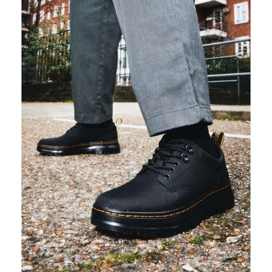 Clearance Półbuty Dr. Martens REEDER UTILITY SHOES Black 27102001 Damskie Półbuty|Półbuty