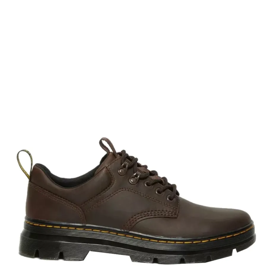 New Półbuty Dr. Martens REEDER UTILITY SHOES Gaucho Crazy Horse 27103207 Męskie Półbuty