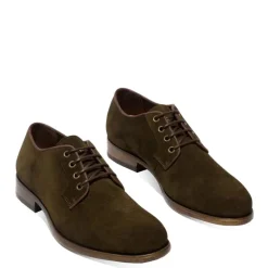 Discount Półbuty męskie Fly London MASO 957 skórzane zielony P144957002 Męskie Półbuty