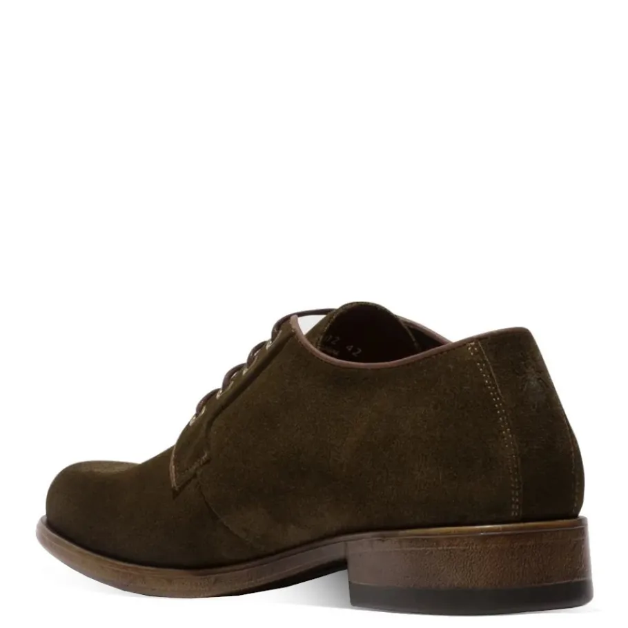 Discount Półbuty męskie Fly London MASO 957 skórzane zielony P144957002 Męskie Półbuty