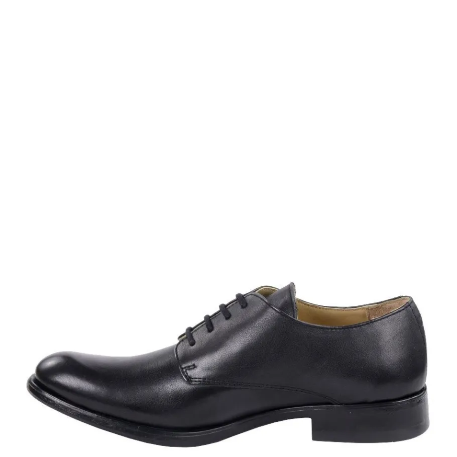 Discount Półbuty męskie Fly London MERL 613 skórzane czarny P144613005 Męskie Półbuty