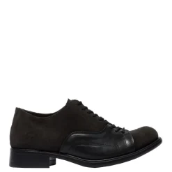 Sale Półbuty męskie Fly London MECU 746 skórzane czarny P144746002 Męskie Półbuty