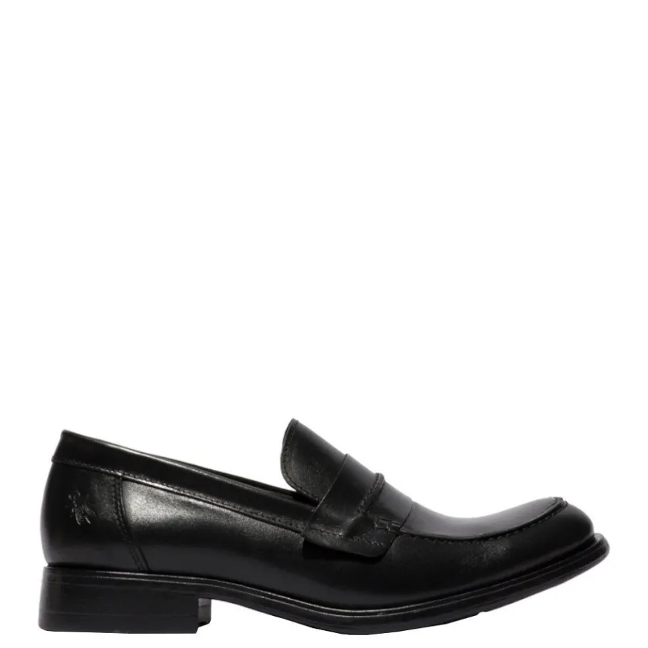 Discount Półbuty męskie Fly London MIND 862 skórzane czarny P144862000 Męskie Półbuty