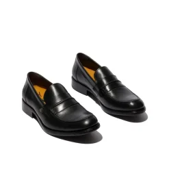 Discount Półbuty męskie Fly London MIND 862 skórzane czarny P144862000 Męskie Półbuty