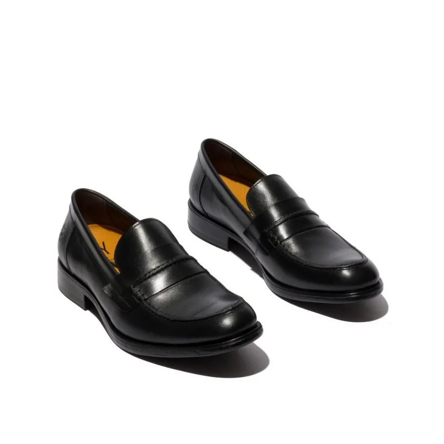 Discount Półbuty męskie Fly London MIND 862 skórzane czarny P144862000 Męskie Półbuty