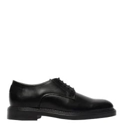 Outlet Półbuty męskie Fly London VERN 999 skórzane czarny P144999000 Męskie Półbuty