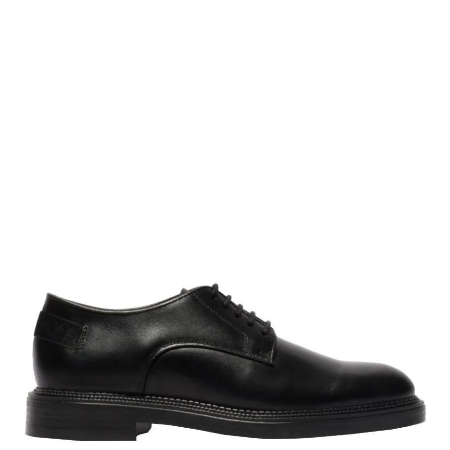 Outlet Półbuty męskie Fly London VERN 999 skórzane czarny P144999000 Męskie Półbuty