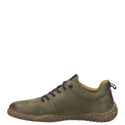 Outlet Półbuty męskie Josef Seibel Wallace 04 skórzane zielony 20704 TE869 630 Męskie Półbuty