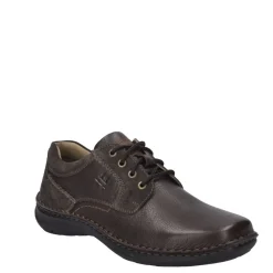 Outlet Półbuty męskie Josef Seibel NEW ANVERS 06 skórzane brązowy 44906 049 330 Męskie Półbuty