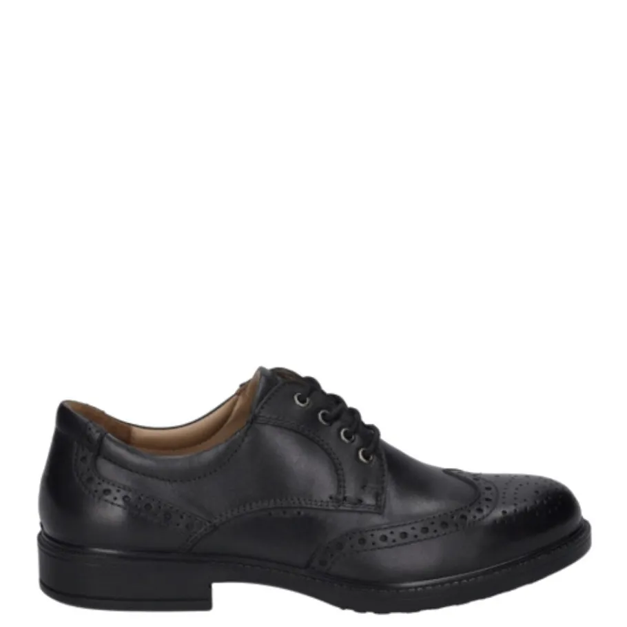 Outlet Półbuty męskie Josef Seibel HARRY 07 skórzane czarny 31907 24 100 Męskie Sandały