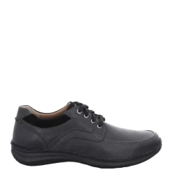 Clearance Półbuty męskie Josef Seibel ANVERS 62 skórzane czarny 43662 238 100 Męskie Półbuty