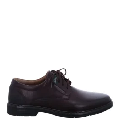 Clearance Półbuty męskie Josef Seibel ALASTAIR 01 skórzane bordowy 42801 860 411 Męskie Półbuty