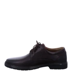 Clearance Półbuty męskie Josef Seibel ALASTAIR 01 skórzane bordowy 42801 860 411 Męskie Półbuty