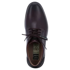 Clearance Półbuty męskie Josef Seibel ALASTAIR 01 skórzane bordowy 42801 860 411 Męskie Półbuty