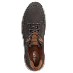 Outlet Półbuty męskie Josef Seibel JEREMIAH 07 skórzane szary 37707 TE21 741 Męskie Półbuty